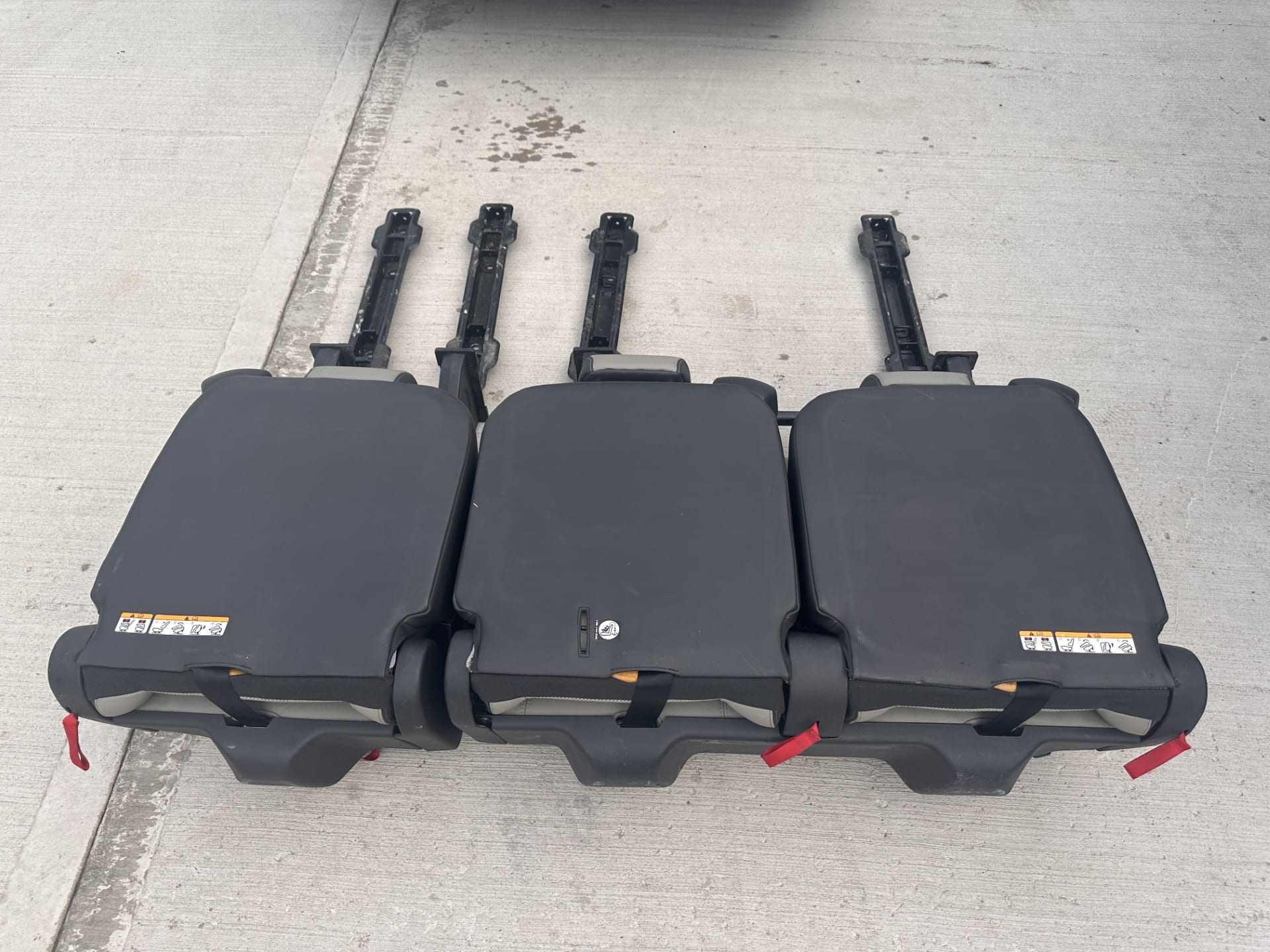 FORD TRANSIT TOURNEO CUSTOM REMOVABLE FOLDABLE VAN SEATS 3 CONVERSION