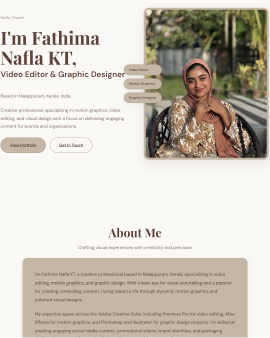 Nafla portfolio preview