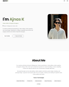 Ajnas portfolio preview