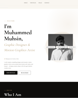 Muhsin portfolio preview