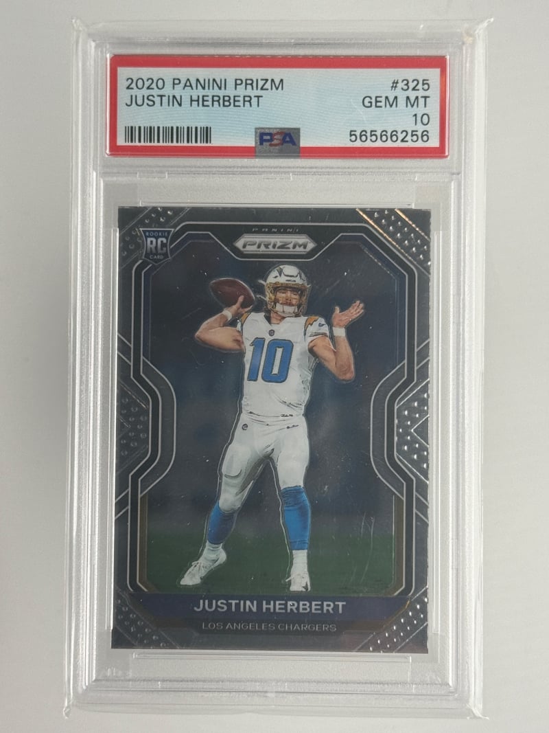 Justin Herbert 2020 Panini Prizm