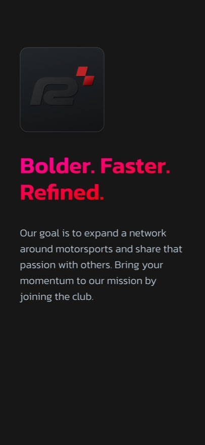 App Store marketing screen — “Bolder. Faster. Refined.”