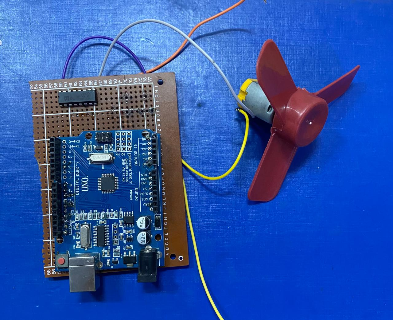 DC Motor Speed Control Through Proteus SImulation