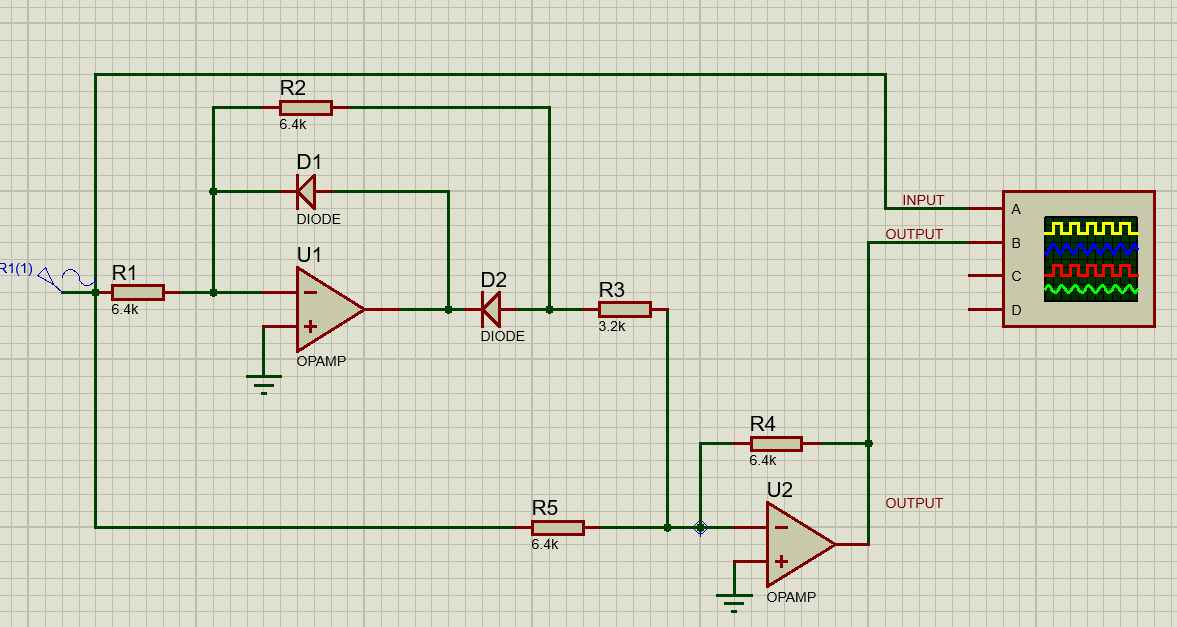 Precision Full-Wave Rectifier (Absolute Value Circuit)