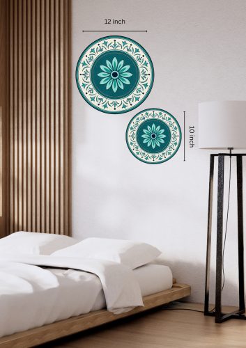 Verdant Whisper on Ceramic Decorative Wall Plate 9 inch