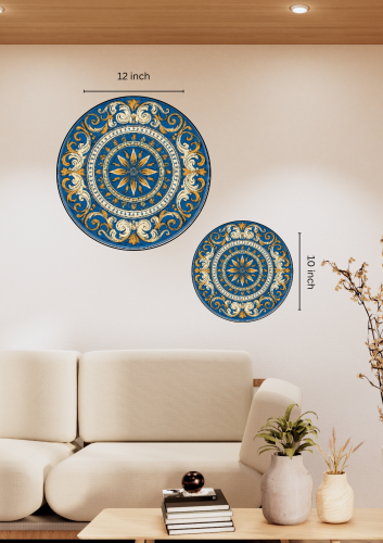 Vintage Royale Set on Ceramic Decorative Wall Plate 9 inch