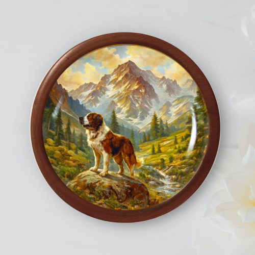 Autumn Sentinel Wooden Wall Plate - Image 1
