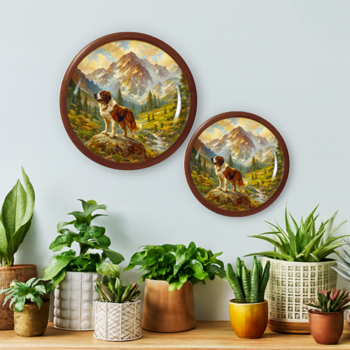 Autumn Sentinel Wooden Wall Plate - Image 3