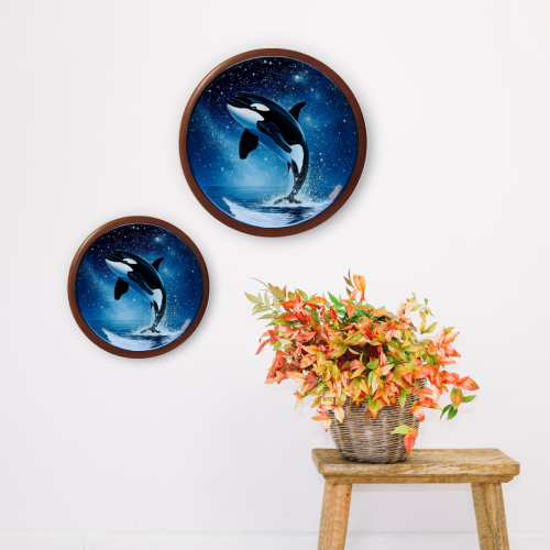 Celestial Breach Wooden Wall Plate - Image 4