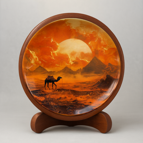 Sunstorm Caravan Wooden Wall Plate - Image 2