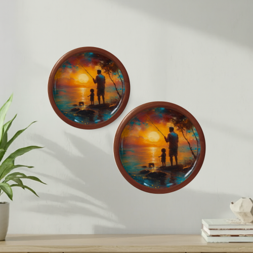 Golden Bond Wooden Wall Plate - Image 3
