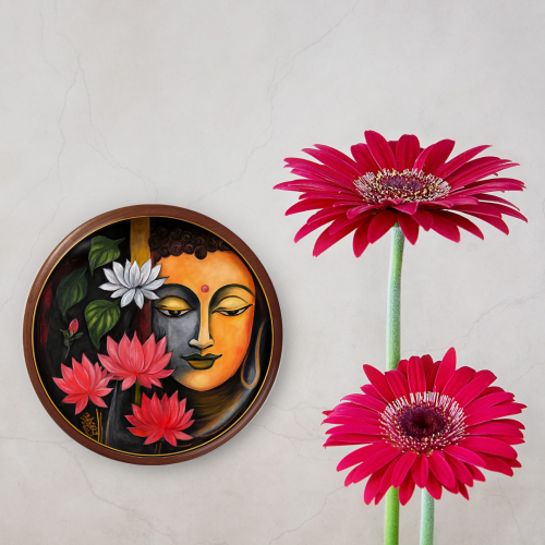 Dual Serenity Wooden Wall Plate - Image 4