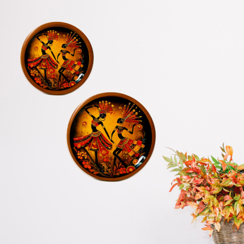 Echoes of the Drum Wooden Wall Plate - Image 3