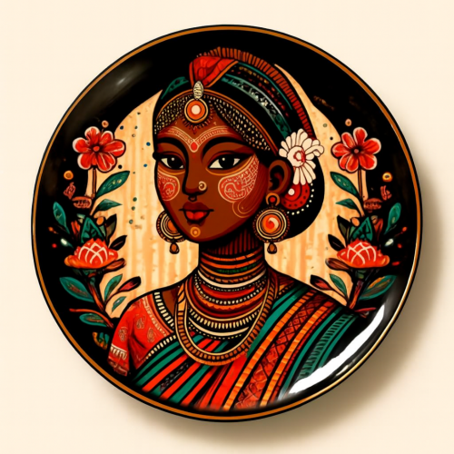 Queen of Colors Wall Plate