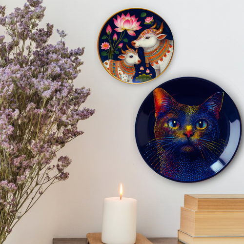 Celestial Whiskers Wall Plate - Image 4