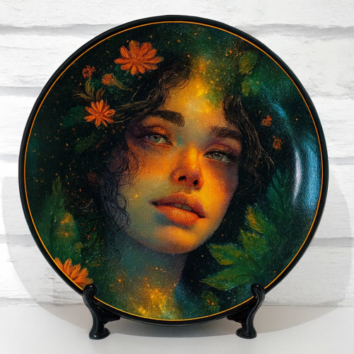 Cosmic Bloom Wall Plate - Image 2
