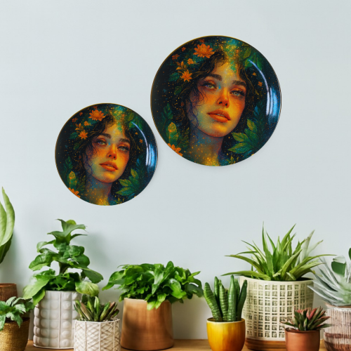 Cosmic Bloom Wall Plate - Image 3