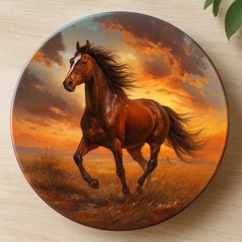 Gallop of Freedom Wall Plate - Image 1