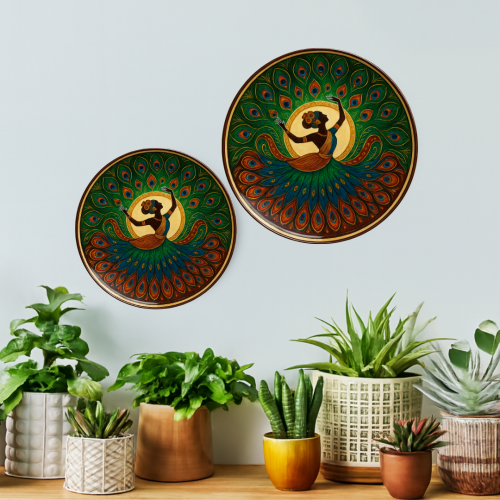 Mayur Nritya Wall Plate - Image 3