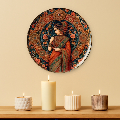 Meera’s Reverie Wall Plate - Image 4