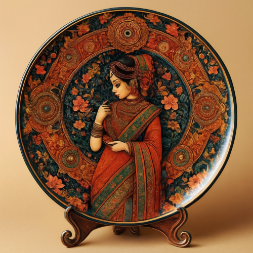 Meera’s Reverie Wall Plate - Image 2