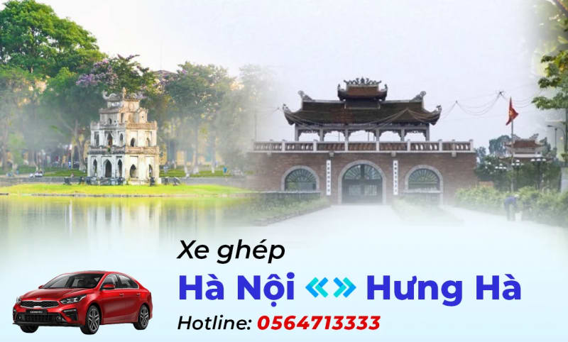 Xe ghép Hà Nội về Hưng Hà