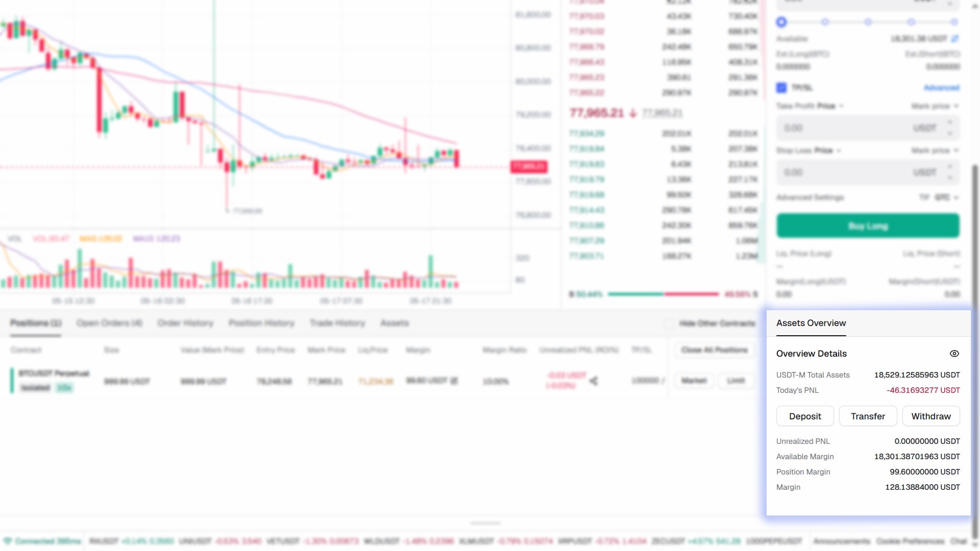 Asset Overview panel