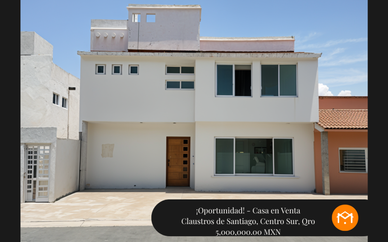 Casa en venta Claustros de Santiago Querétaro