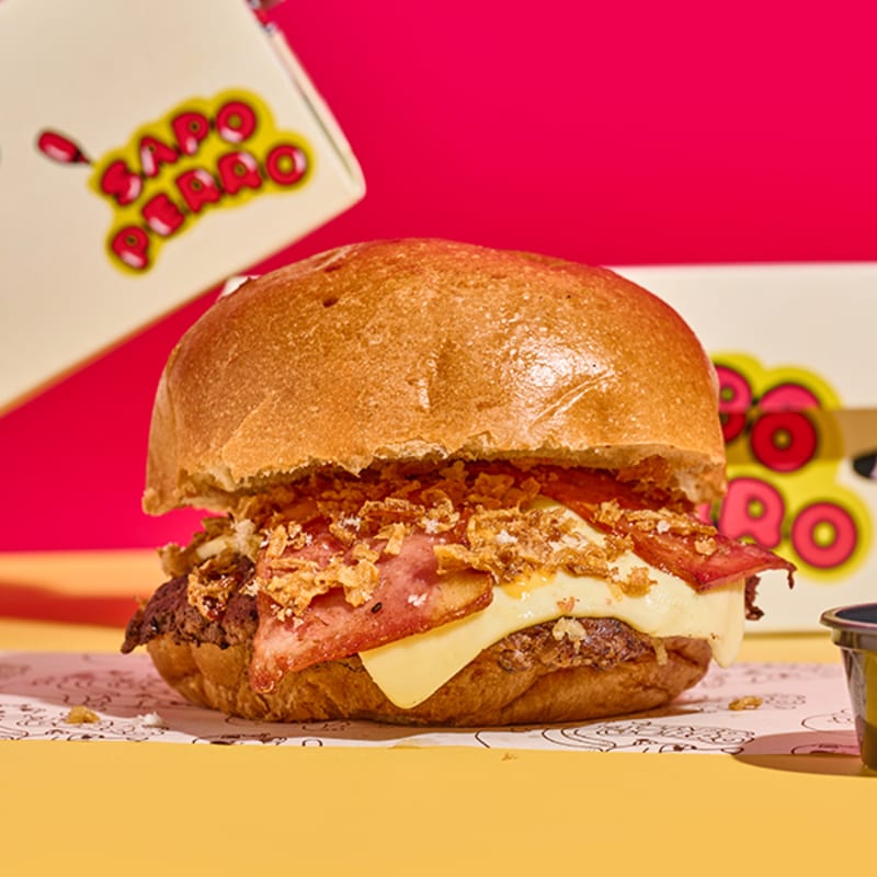 Hamburgesa sapo perro