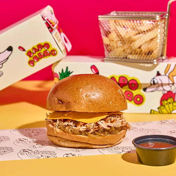 Combo hamburguesa Pulled pork