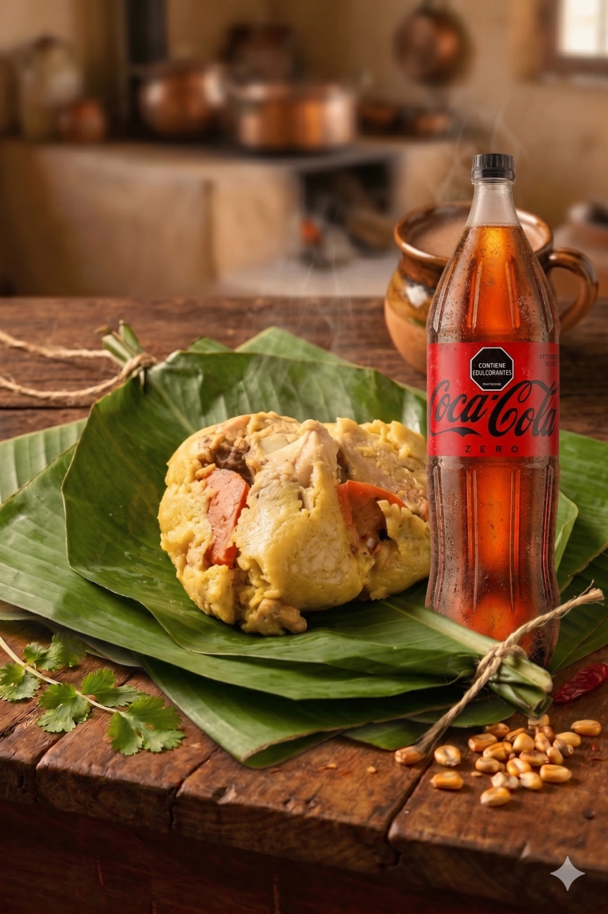 Combo 6 Tamales + Coca Cola 1.5 Gratis