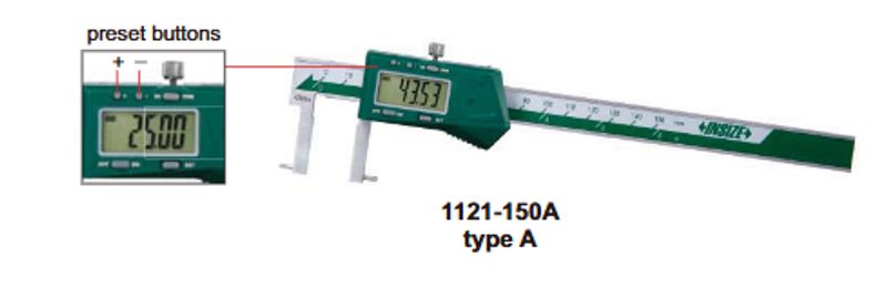 Digital inside point caliper 24-150mm INSIZE