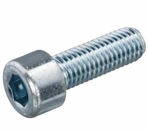 M6 Allen Bolt / Screw Length 25mm TVS GI / Zinc Coated Socket Head cap screw