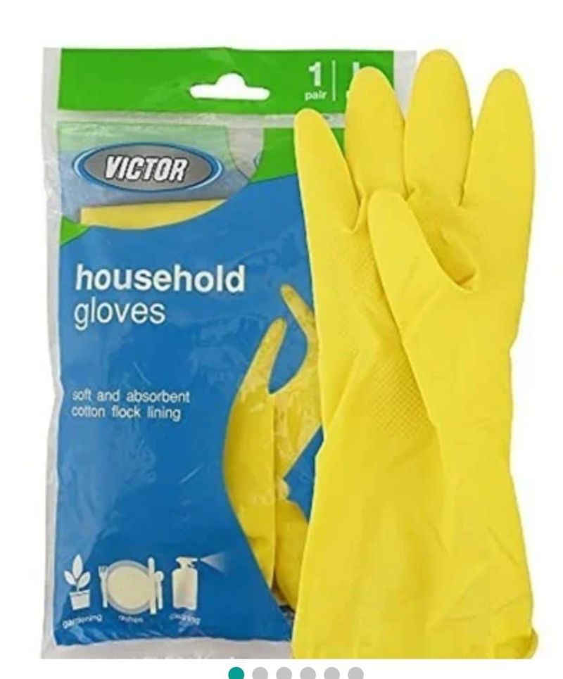 House Hold Rubber Gloves Pair 