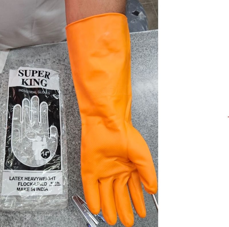 Rubber Gloves 14 inch  Pair