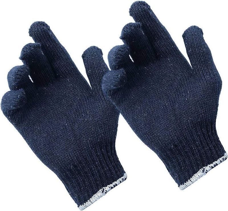 Blue Cotton Gloves 90 grams