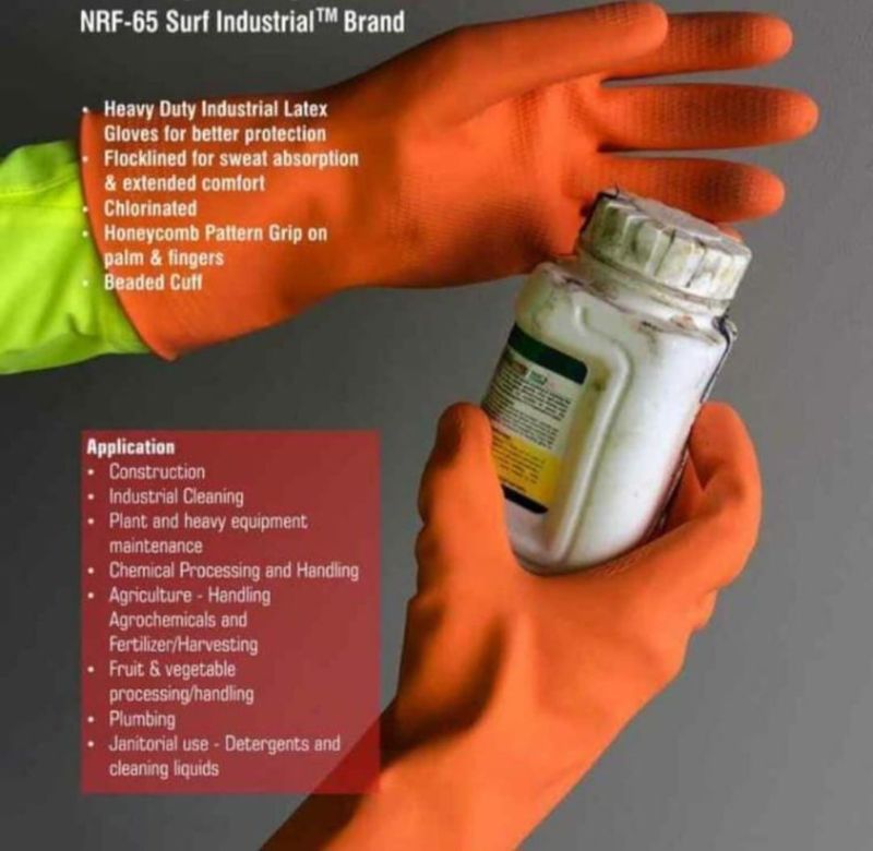 Rubber Hand Gloves Pair 