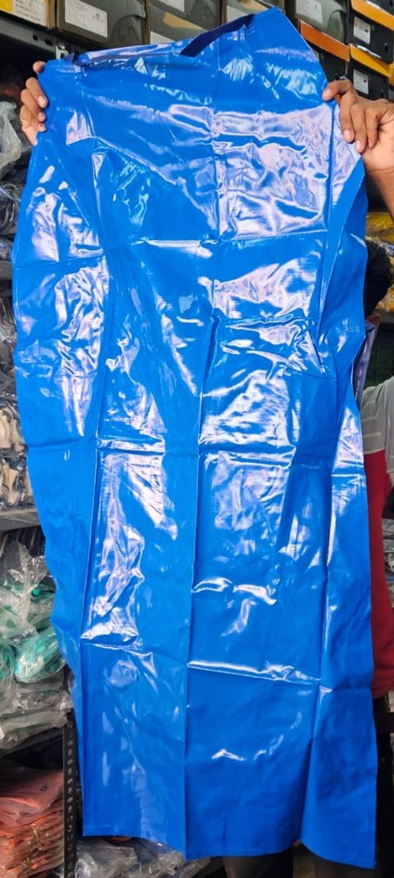 Pvc supported apron