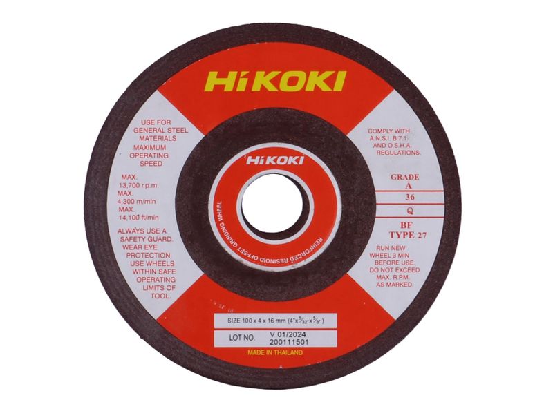 Grinding Wheel 4 Inch Hikoki