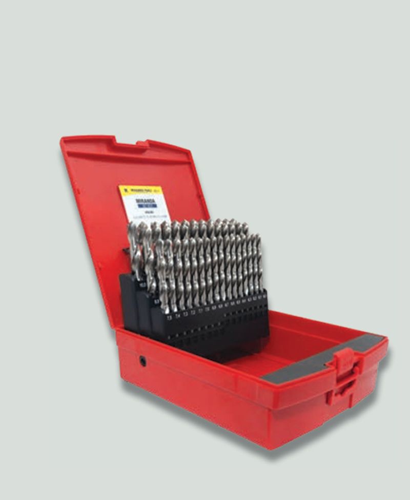 Drill Set HSS 1.0mm to 13mm (25 Pieces) Miranda