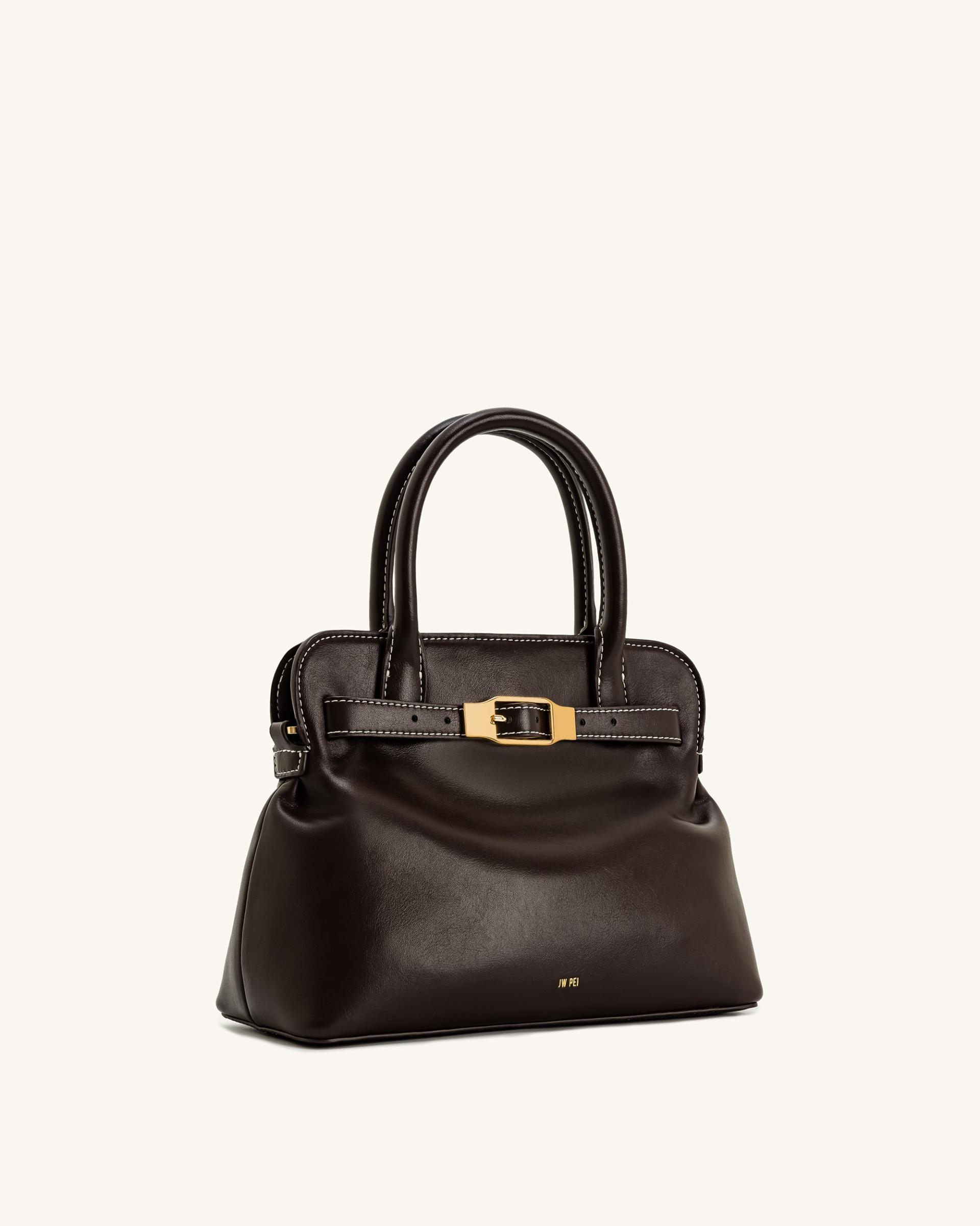 Mia Tote Bag - Dark Brown 2
