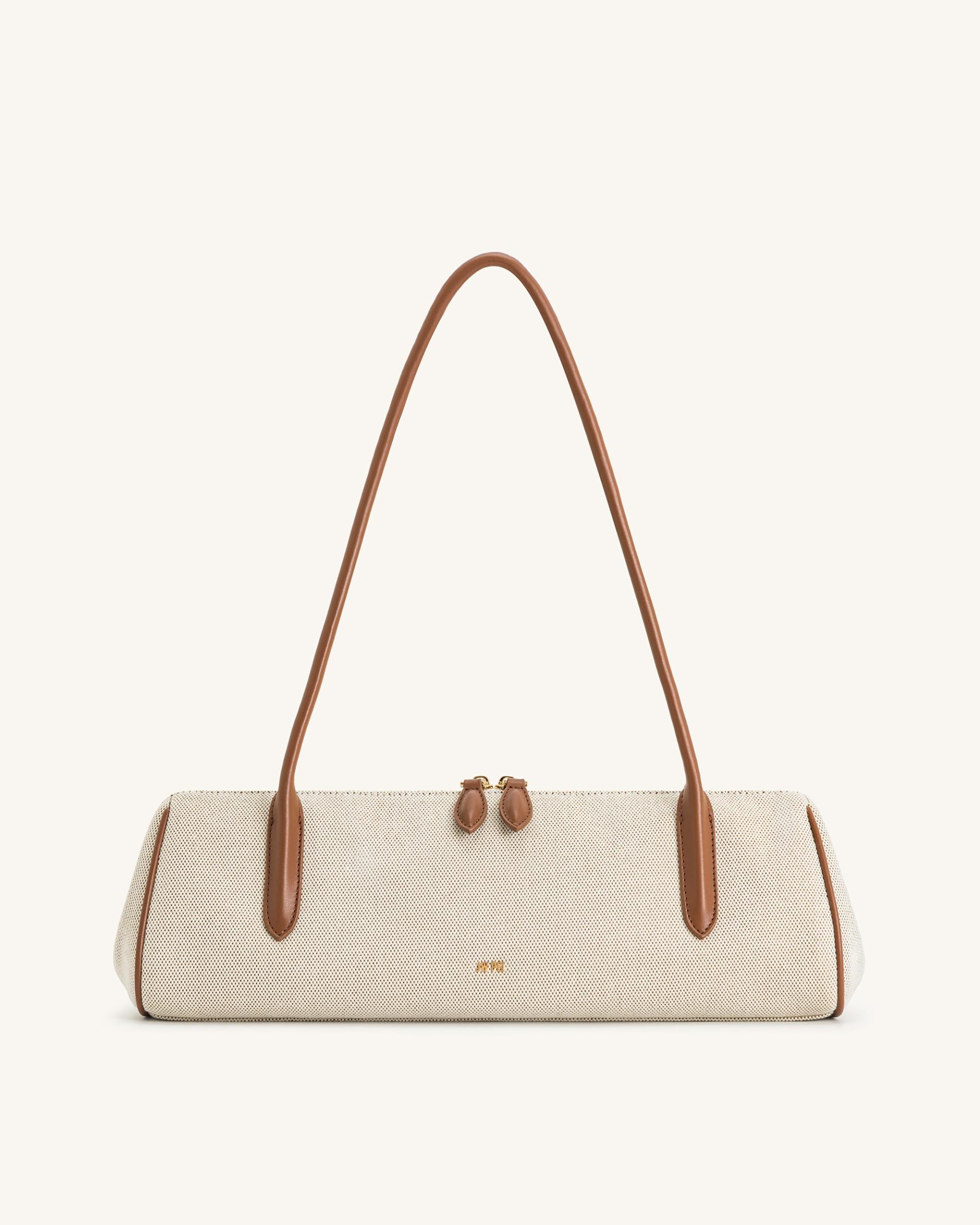 Nova Shoulder Bag - Brown Canvas