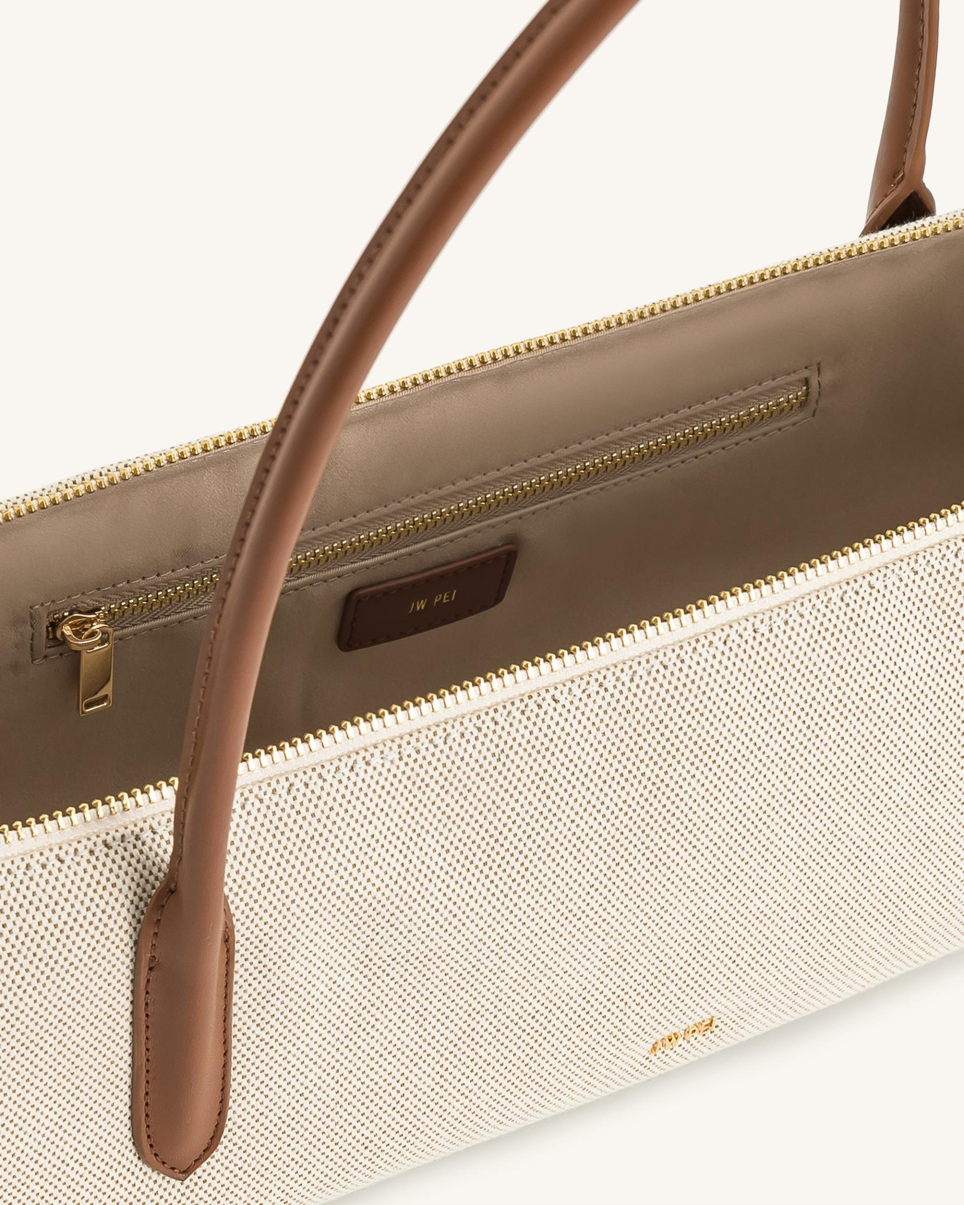 Nova Shoulder Bag - Brown Canvas 4