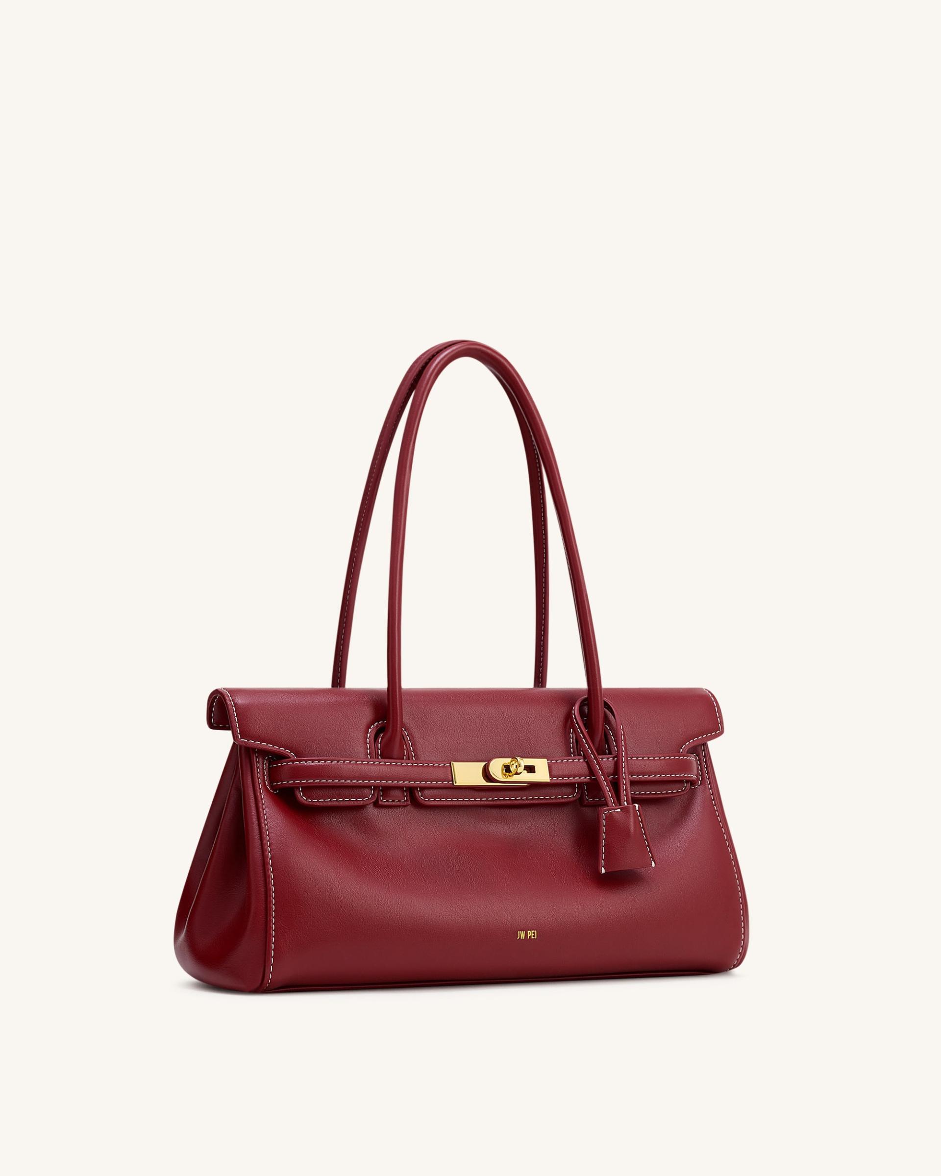 Yara Shoulder Bag - Burgundy 2