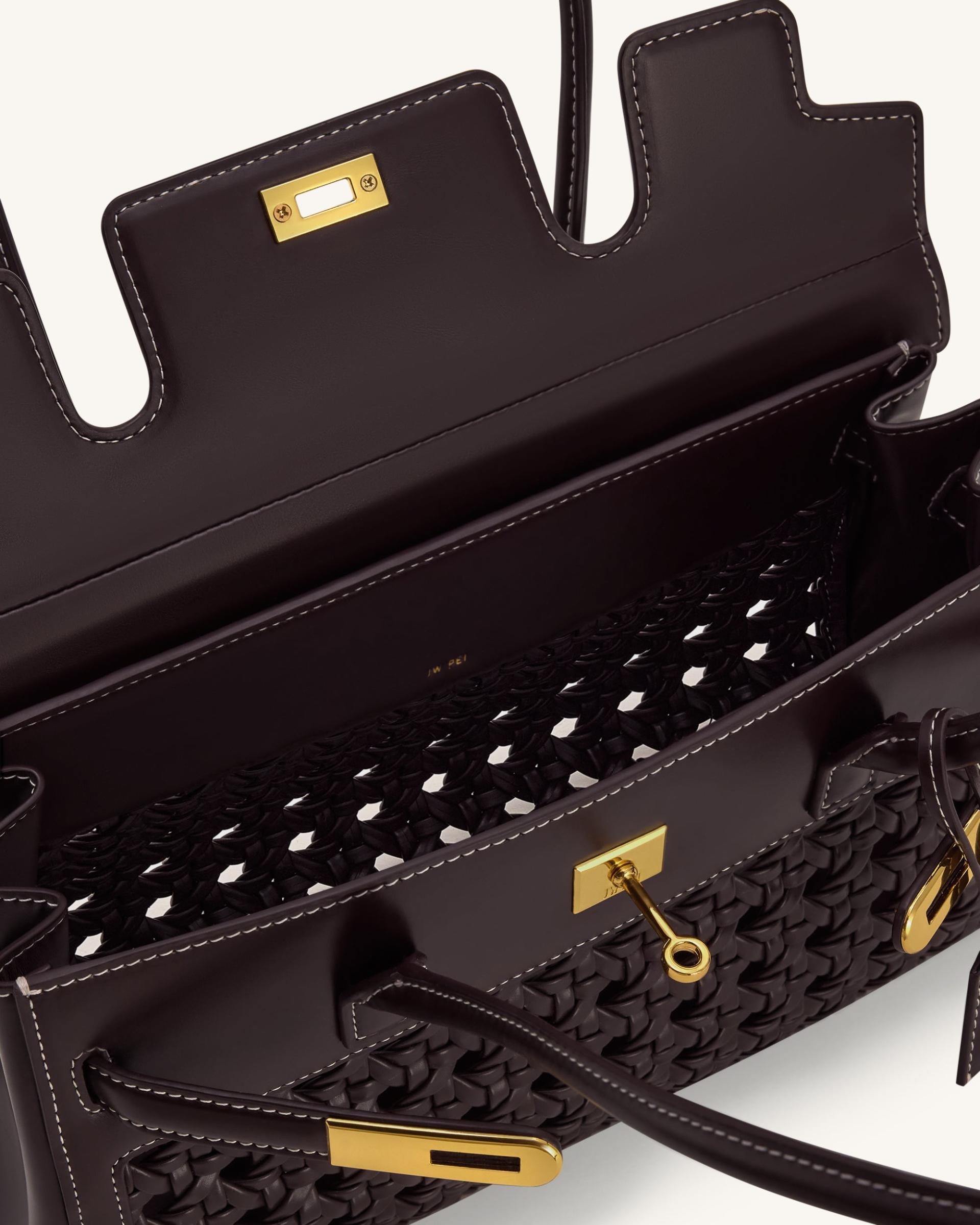 Yara Shoulder Bag - Dark Red 4