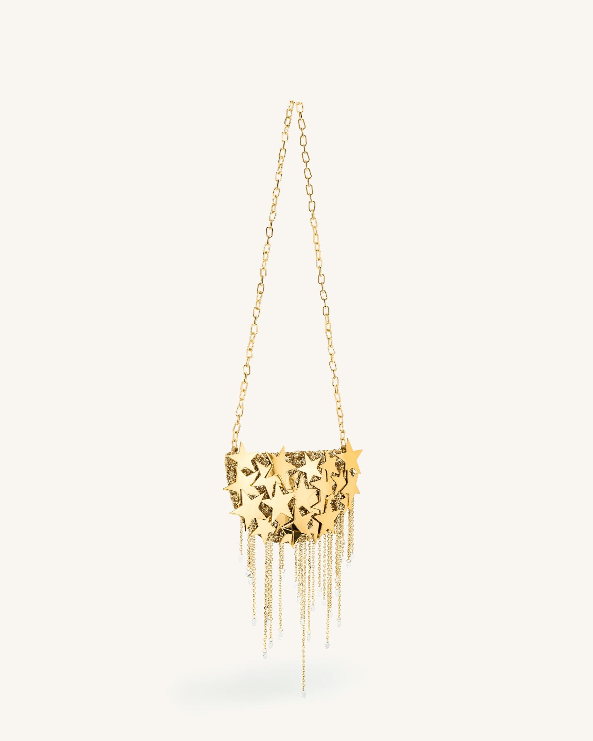 Anika Star-Embellished Chain Bag - Gold 3