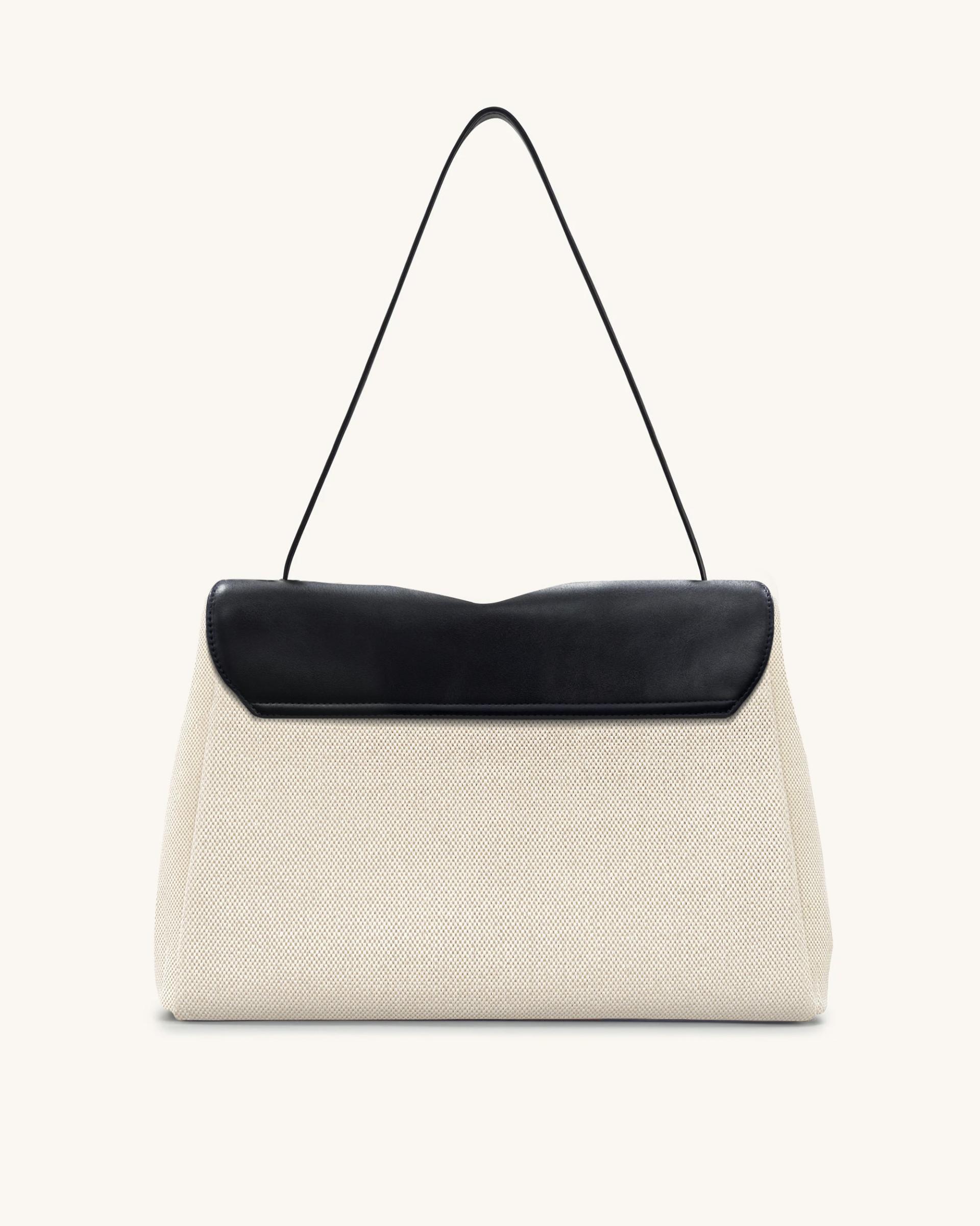 Hilary Shoulder Bag - Black Canvas 3
