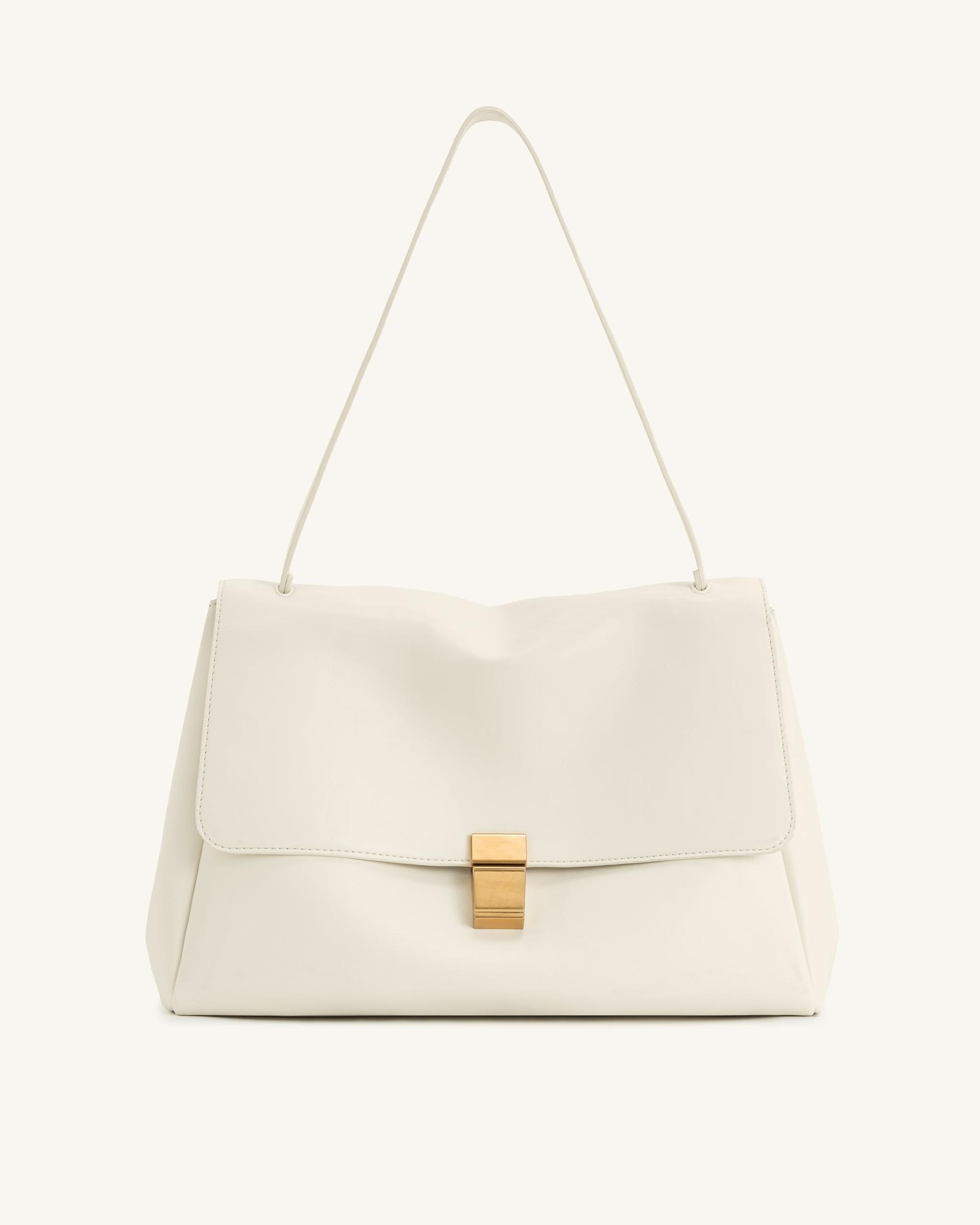 Hilary Shoulder Bag - White