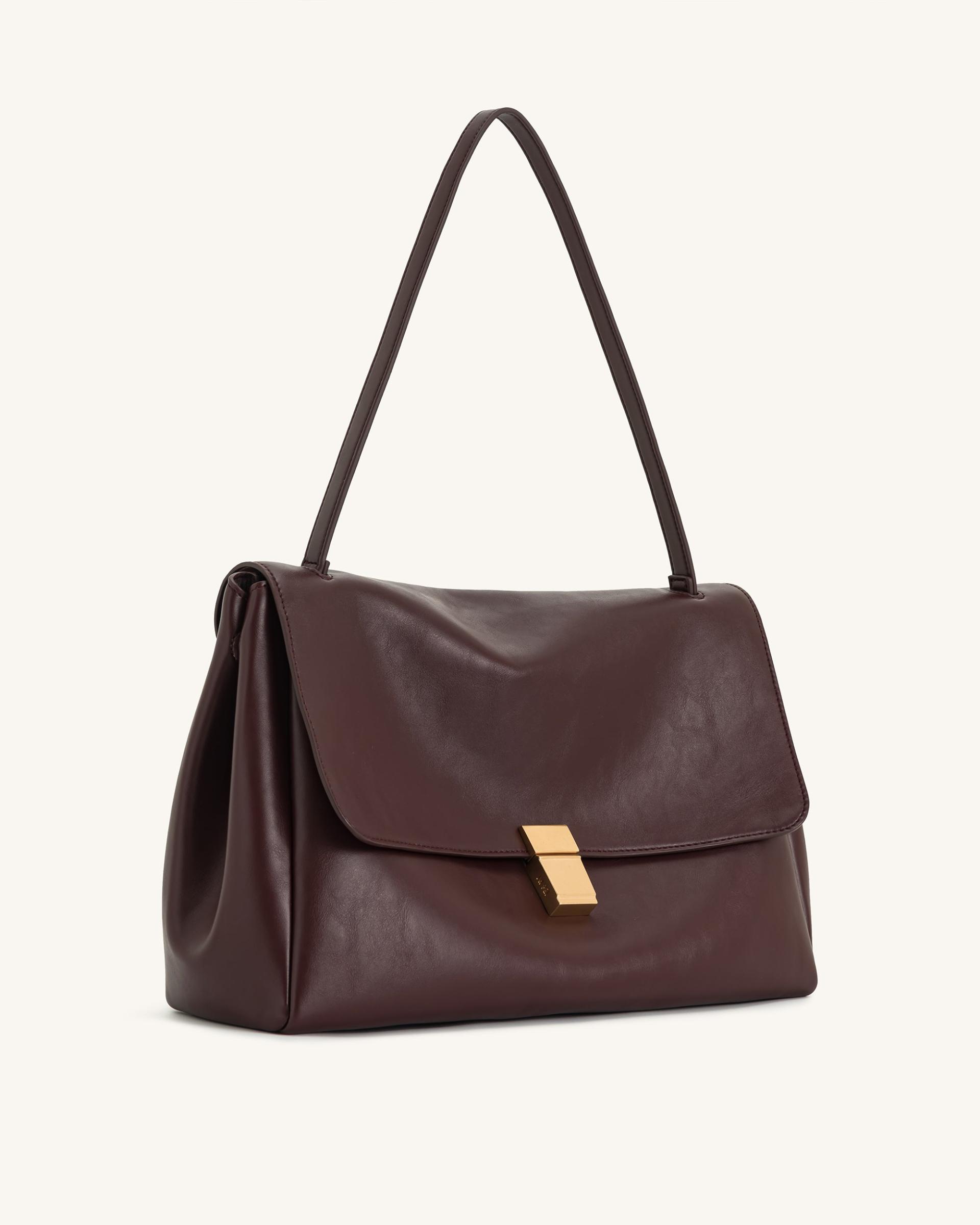 Hilary Shoulder Bag - Deep Burgundy 2