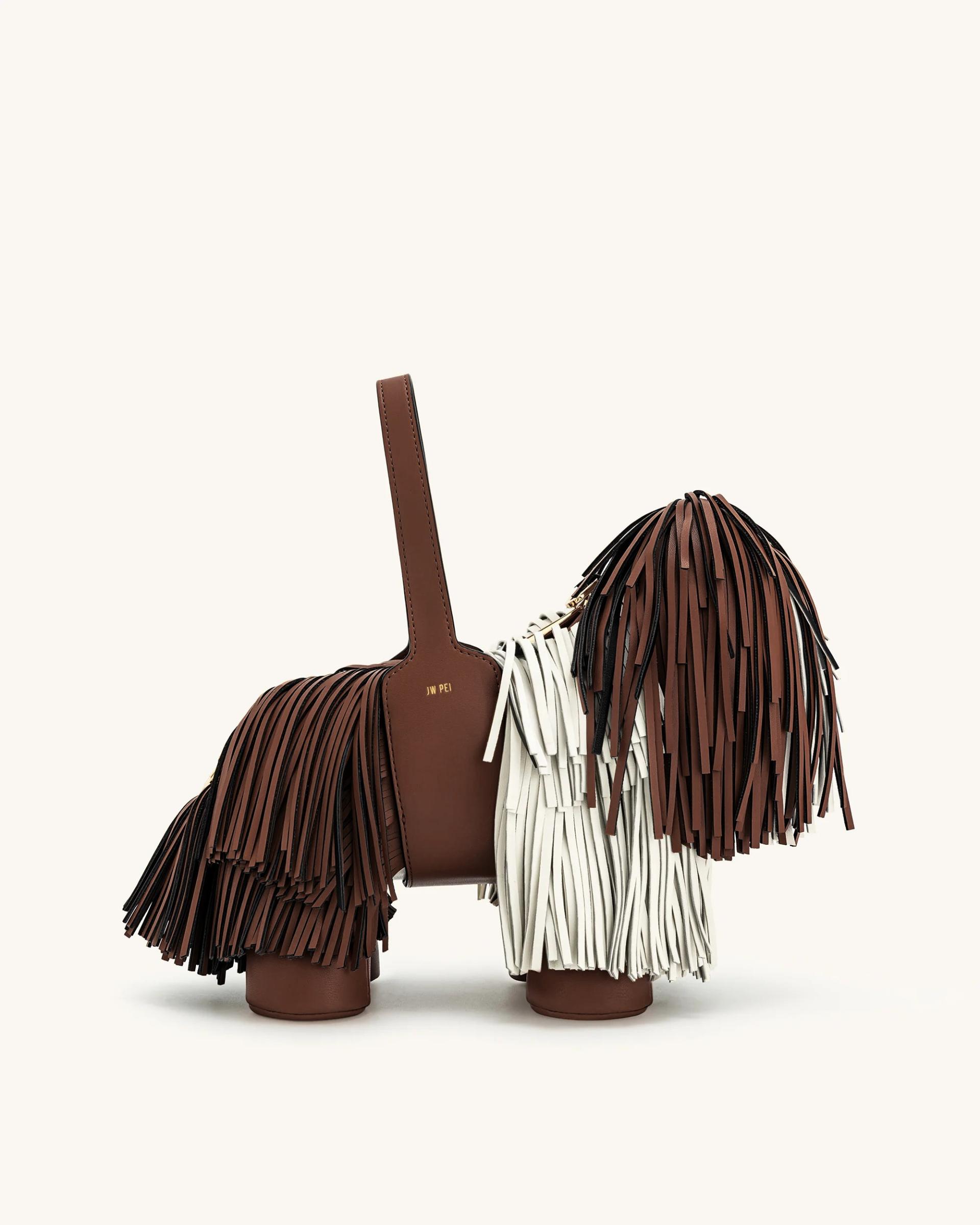 Nita Puppy Shape Handbag - Caramel Brown 3